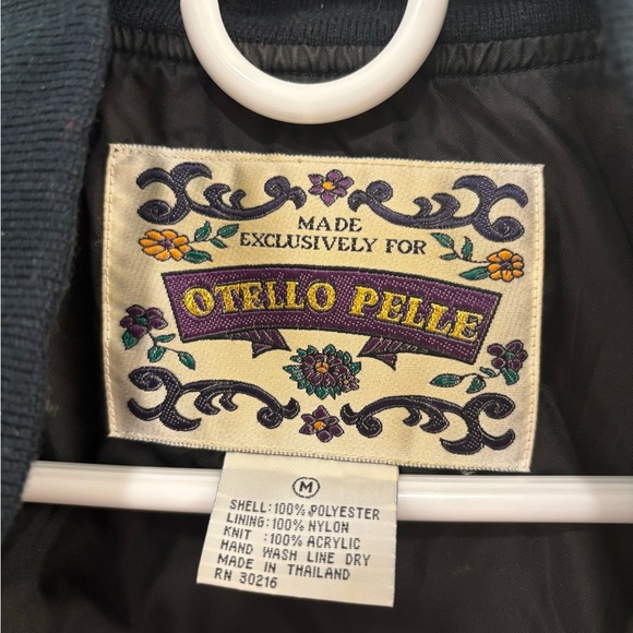 Vintage Otello Pelle 80s Silky Bomber Size Medium - Picture 3 of 16